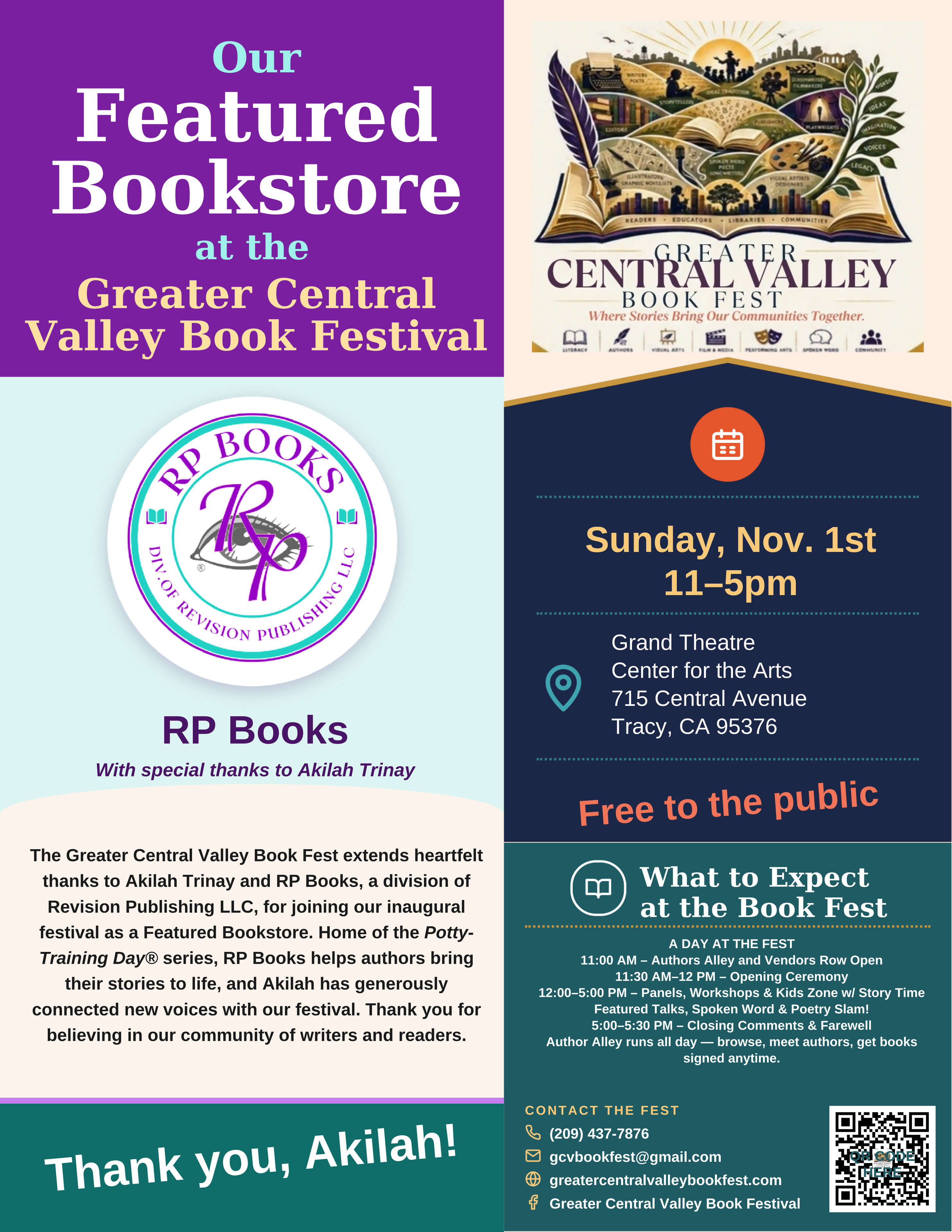 RP Books — Featured Bookstore, Greater Central Valley Book Fest